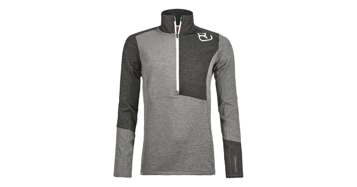 ORTOVOX FLEECE LIGHT ZIP NECK W Pullover ORTOVOX